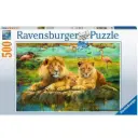 Ravensburger Lions In The Savannah Puzzle 500 Pieces