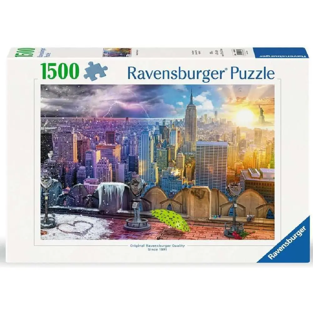 Ravensburger Seasons Of New York 1500 Pc Puzzle