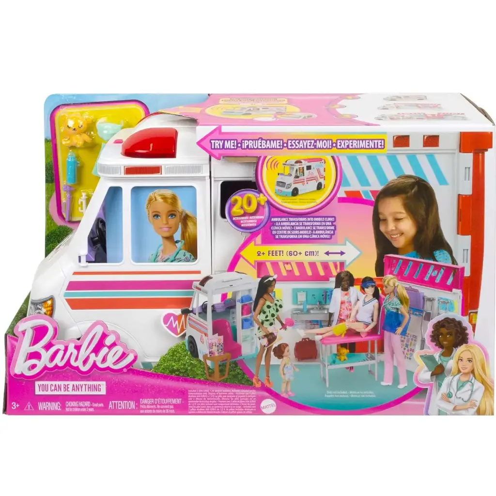 Barbie Transforming Ambulance And Clinic Playset