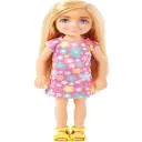 Barbie Chelsea Doll Small Doll With Purple & Floral Dress