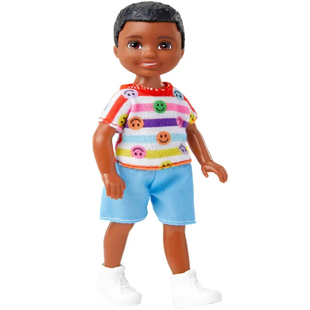 Barbie Chelsea Doll Small Doll With Chlopiec T-Shirt