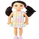 Barbie Chelsea Doll Small Doll With Plaid Dress & Pink Shoes