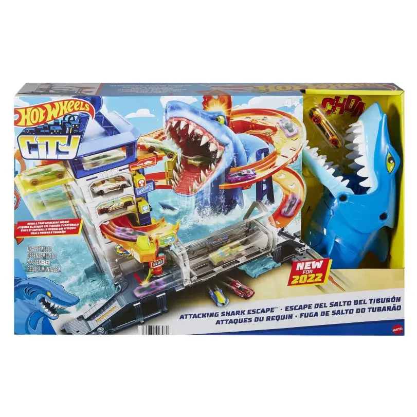 Hot Wheels Attacking Shark Escape Playset