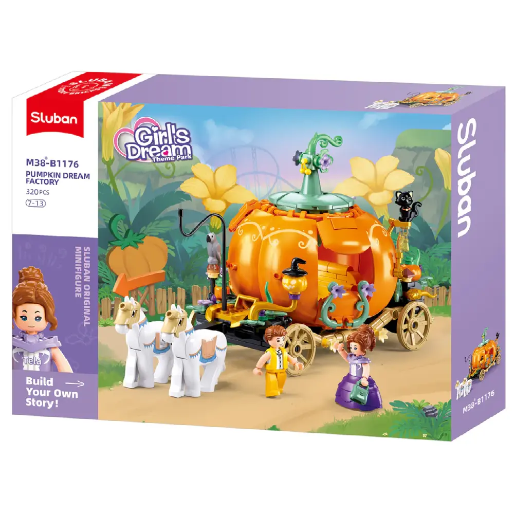 Sluban Girls Dream Pumpkin Carriage 320 Pcs