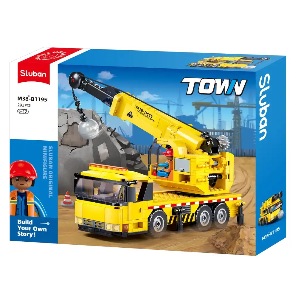 Sluban Town C2 Wheeled Crane 293 Pcs