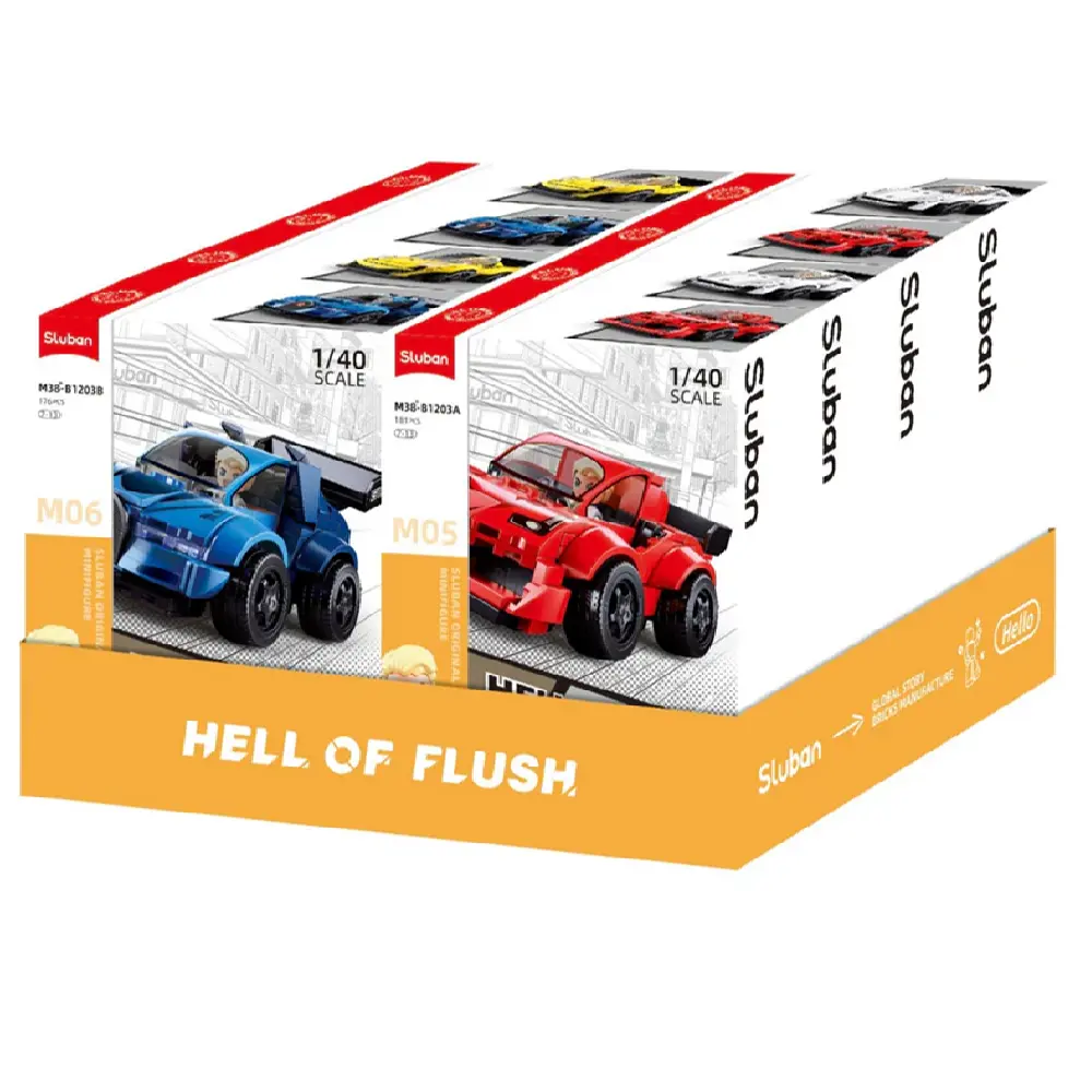 Sluban Mcar Hell Of Flush Supercar 4 Types