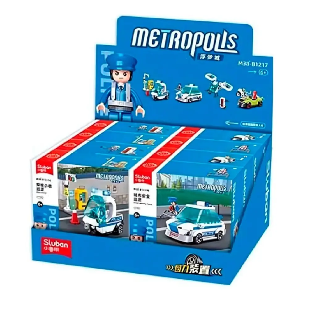 Sluban Metropolis Patrol 4 Types