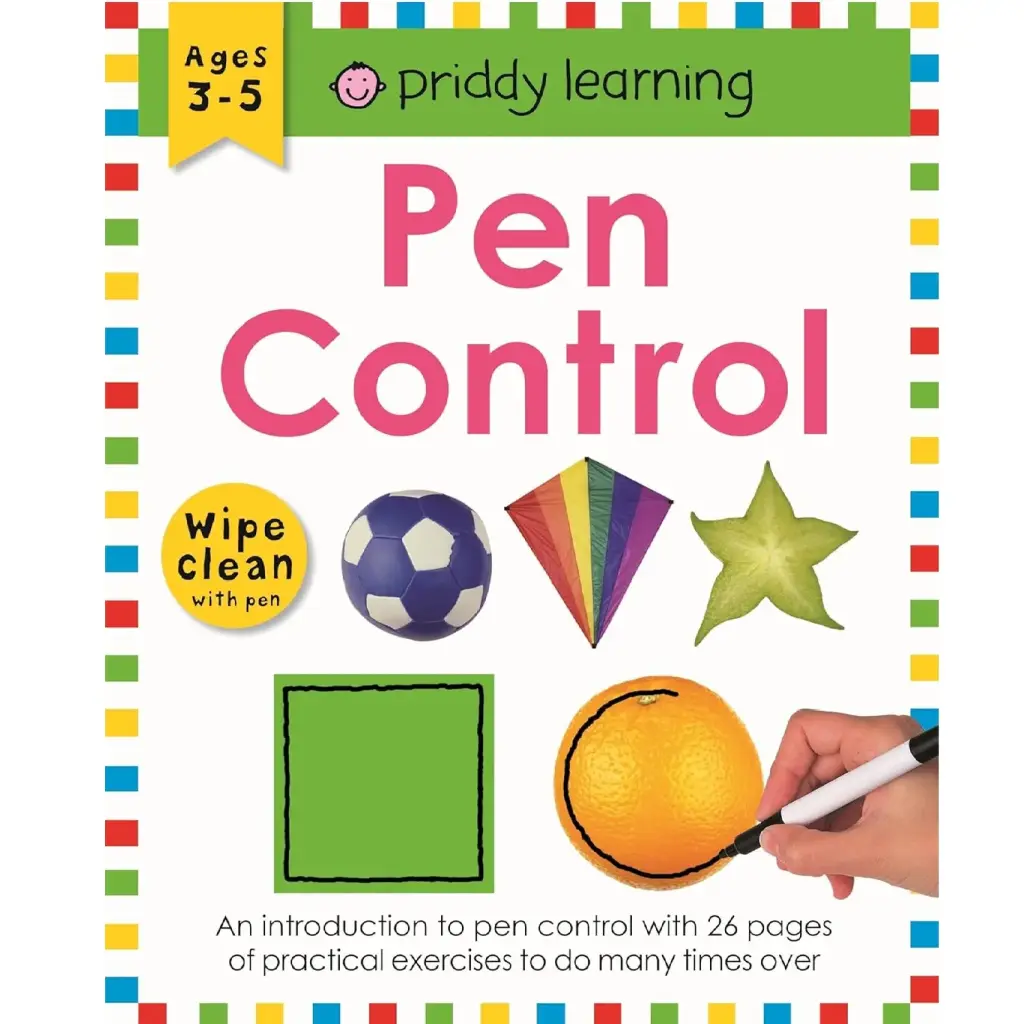Wipe Clean Workbook Pen Control
