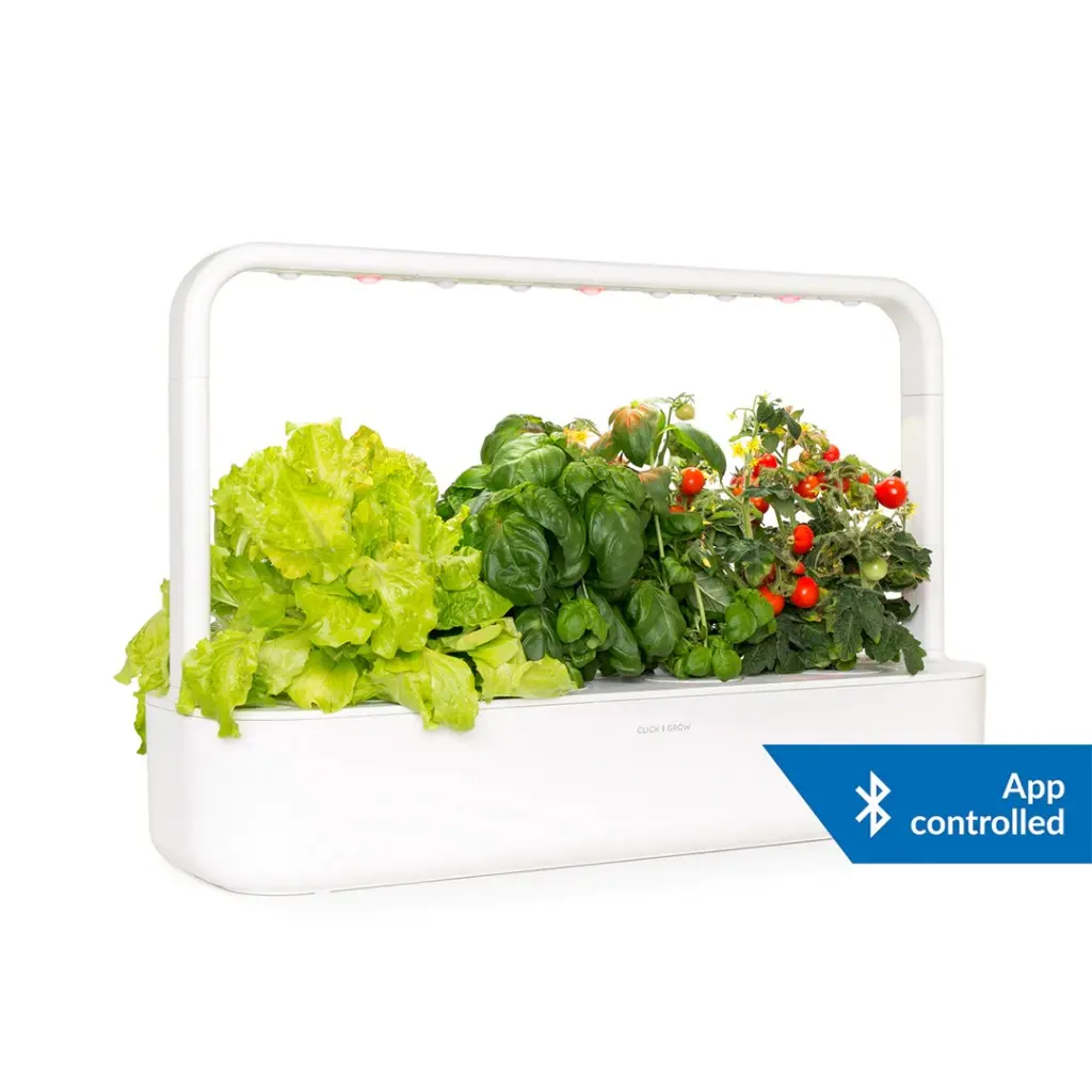 Click & Grow Smart Garden 9 Pro Bluetooth, White