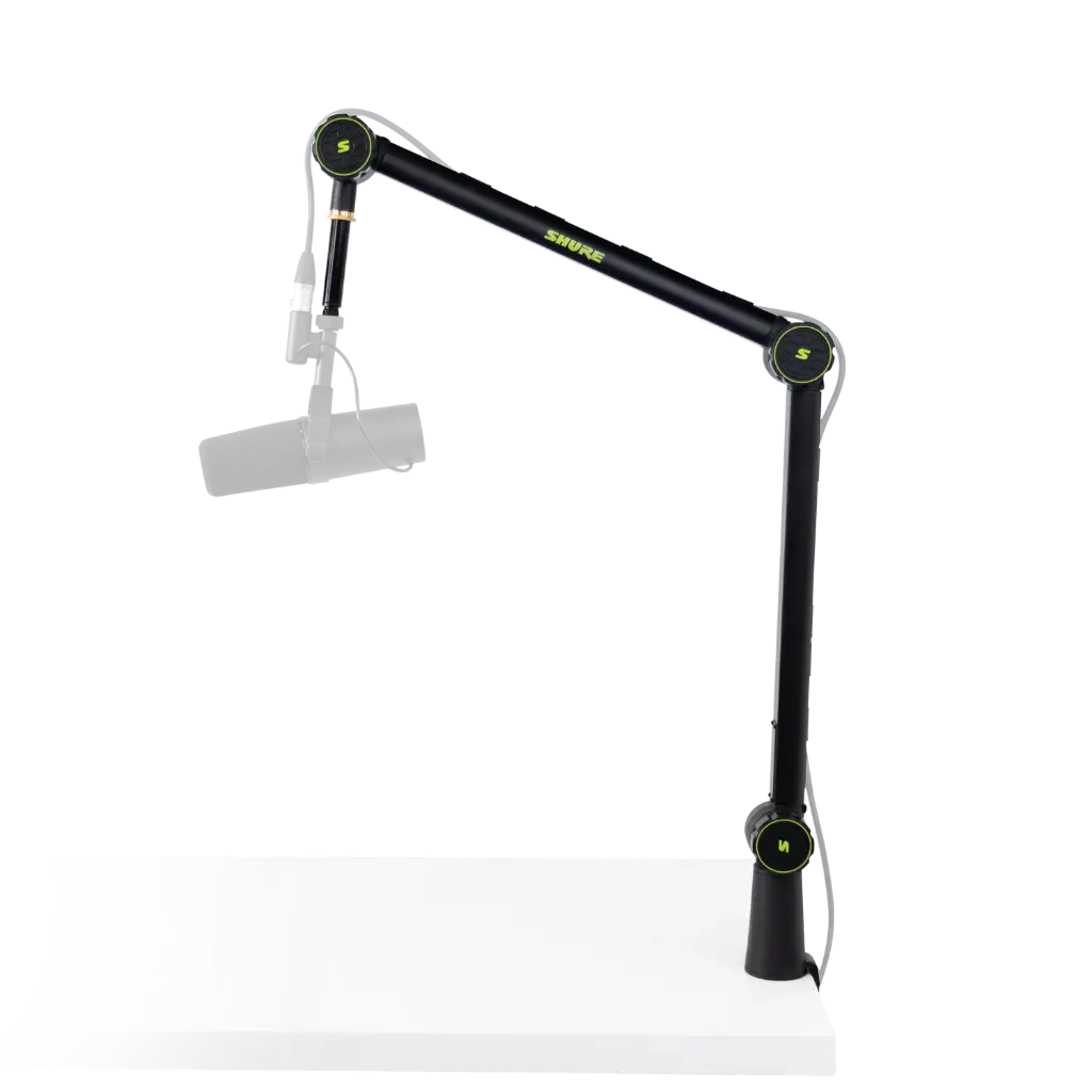 Shure Deluxe Podcast Articulated Microphone Arm with Cable Channel