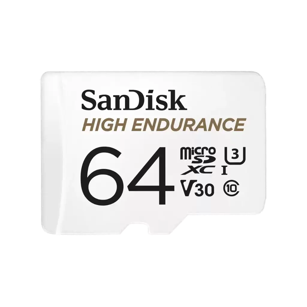 كارت ذاكرة سانديسك microSD 64 جيجابايت بسرعة 100MB/s SDSQQNR ENDURANCE