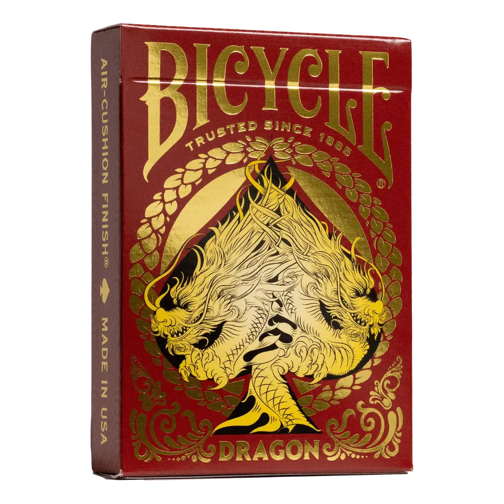 Bicycle Playing Cards- Dragon Red