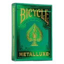 Playing Cards: Bicycle - Metalluxe Green