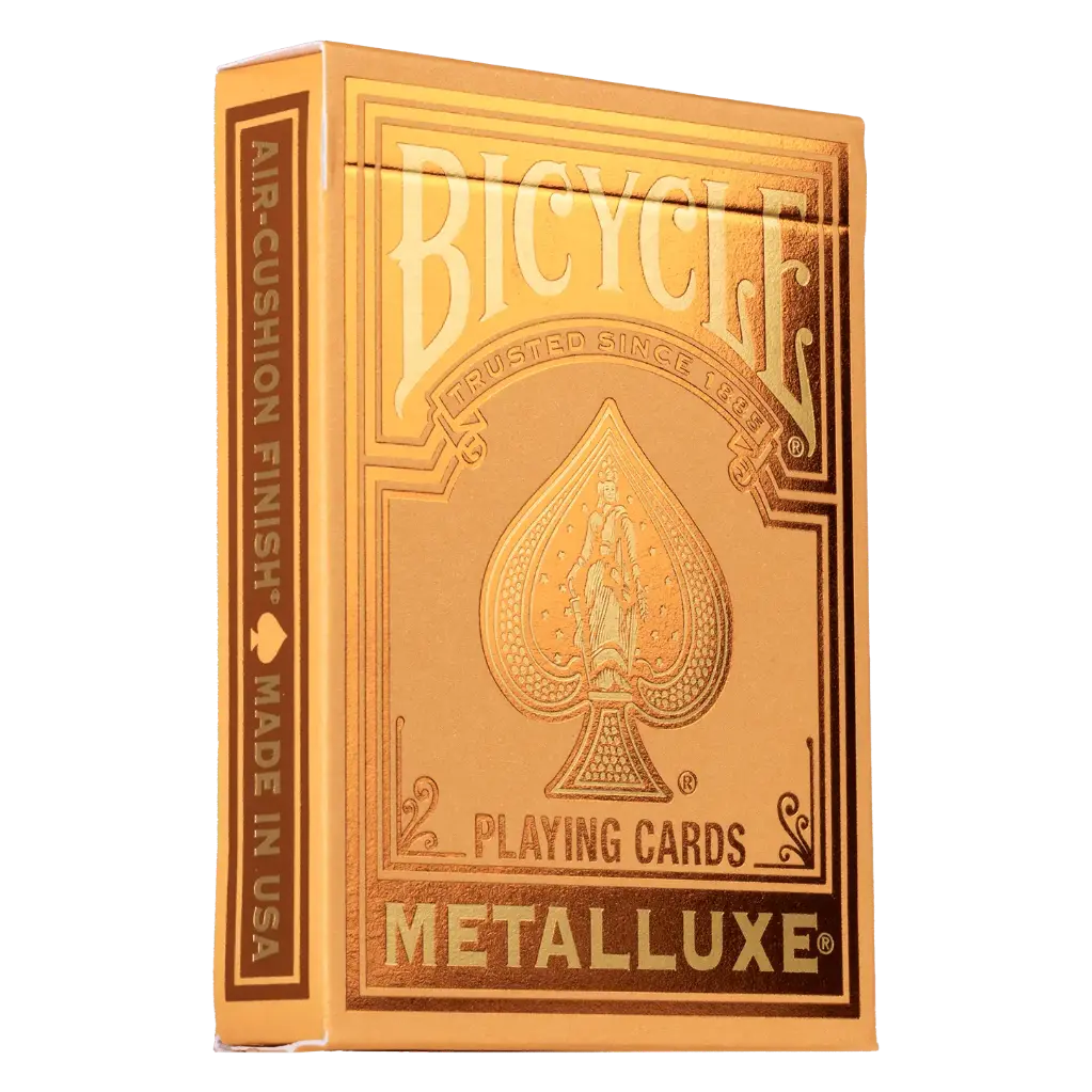 Playing Cards: Bicycle - Metalluxe Orange