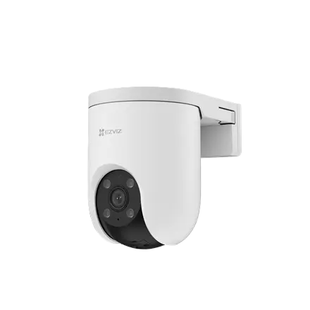 كاميرا خارجية EZVIZ H8c Pro بدقة 8 ميجابكسل 4K تعمل بالواي فاي مع حركة أفقية وعمودية (Pan & Tilt) وكشف ذكي للبشر باستخدام الذكاء الاصطناعي