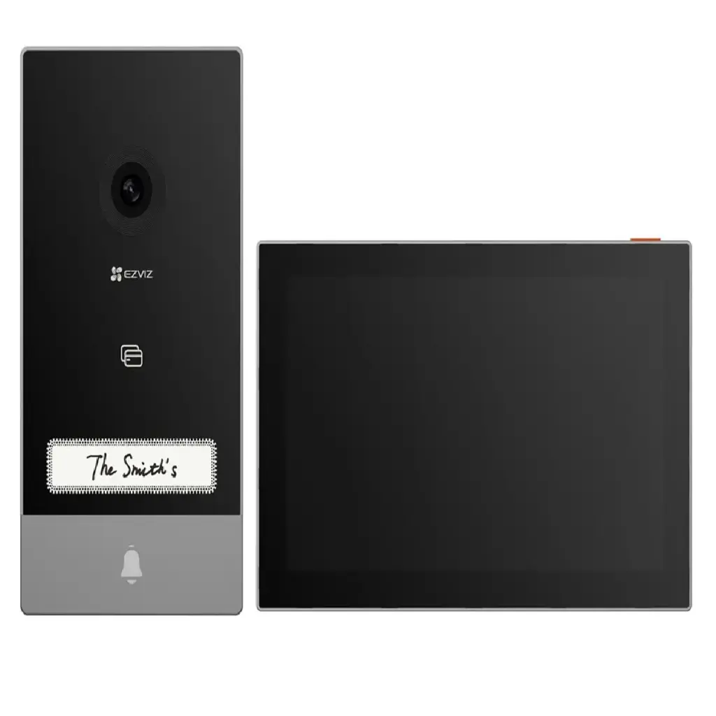جرس باب ذكي EZVIZ HP7 مع كاميرا بدقة 2K وشاشة لمس 7 بوصة وواي فاي مزدوج النطاق