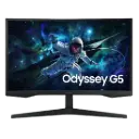 شاشة ألعاب سامسونج G5 بقياس 27 بوصة، دقة QHD 2K، معدل تحديث 165 هرتز، زمن استجابة 1 مللي ثانية، منحنية