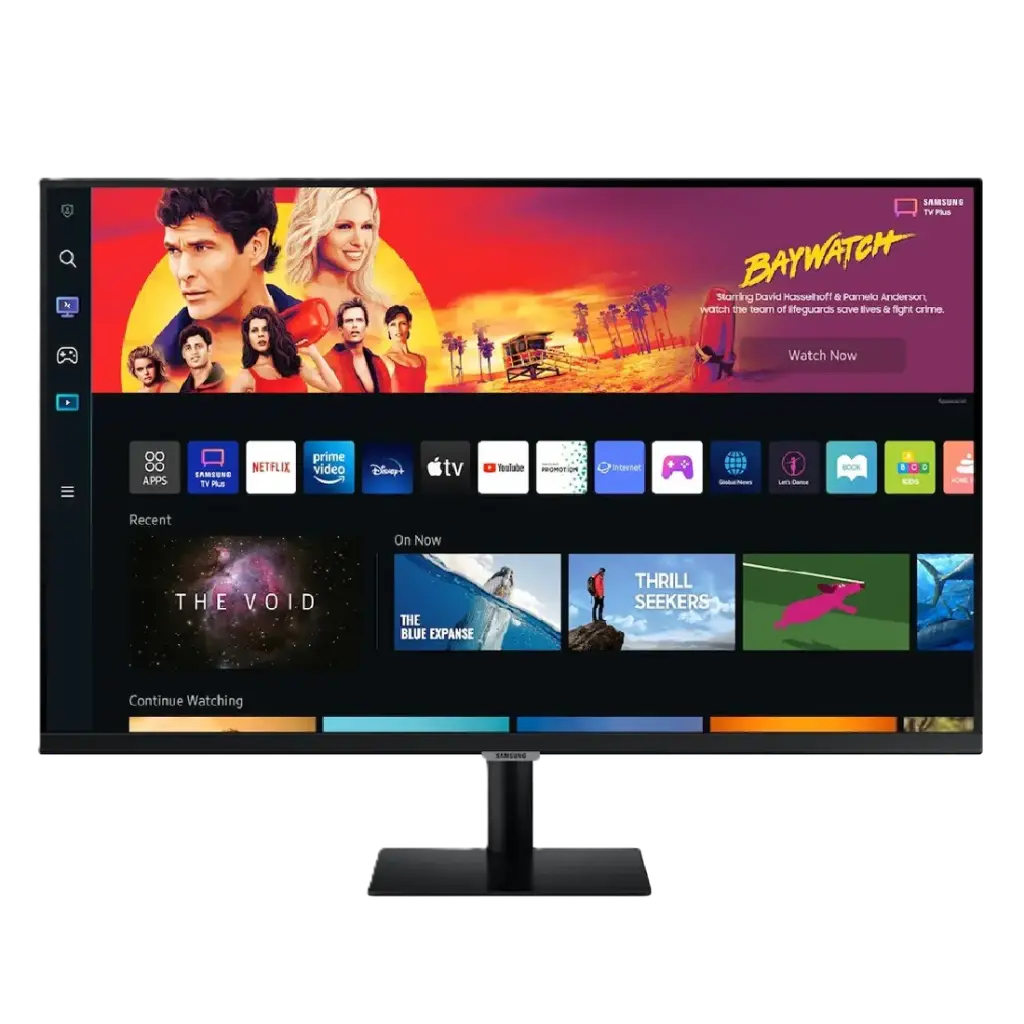 شاشة ذكية سامسونج M5 بقياس 32 بوصة، دقة 4K، مسطحة