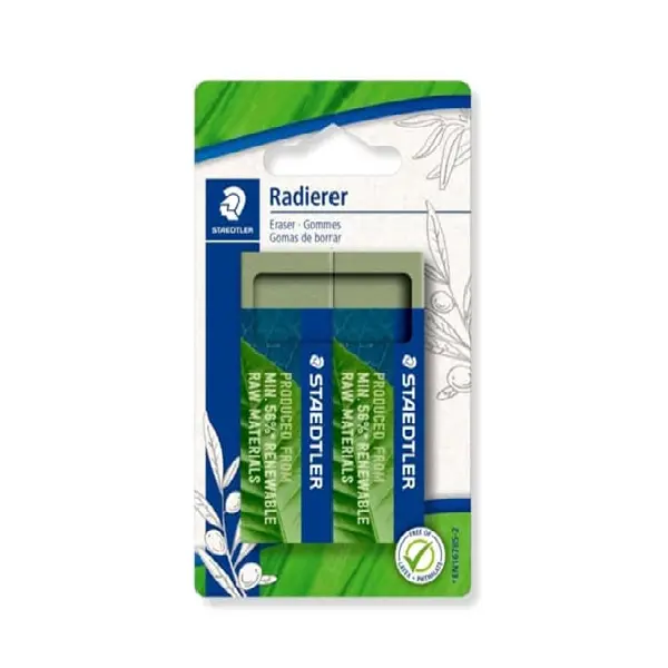 Staedtler Eraser Card 52680BK2