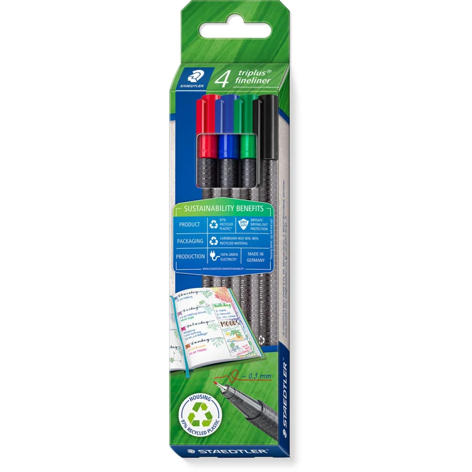 Staedtler Soft Fineliner 334RC4