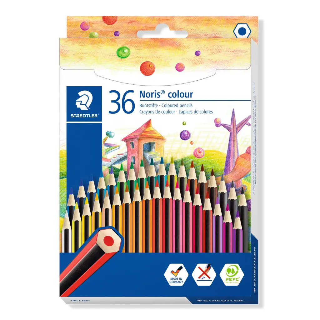 Staedtler Wooden Colour Pencils 36 Colors 185CD36