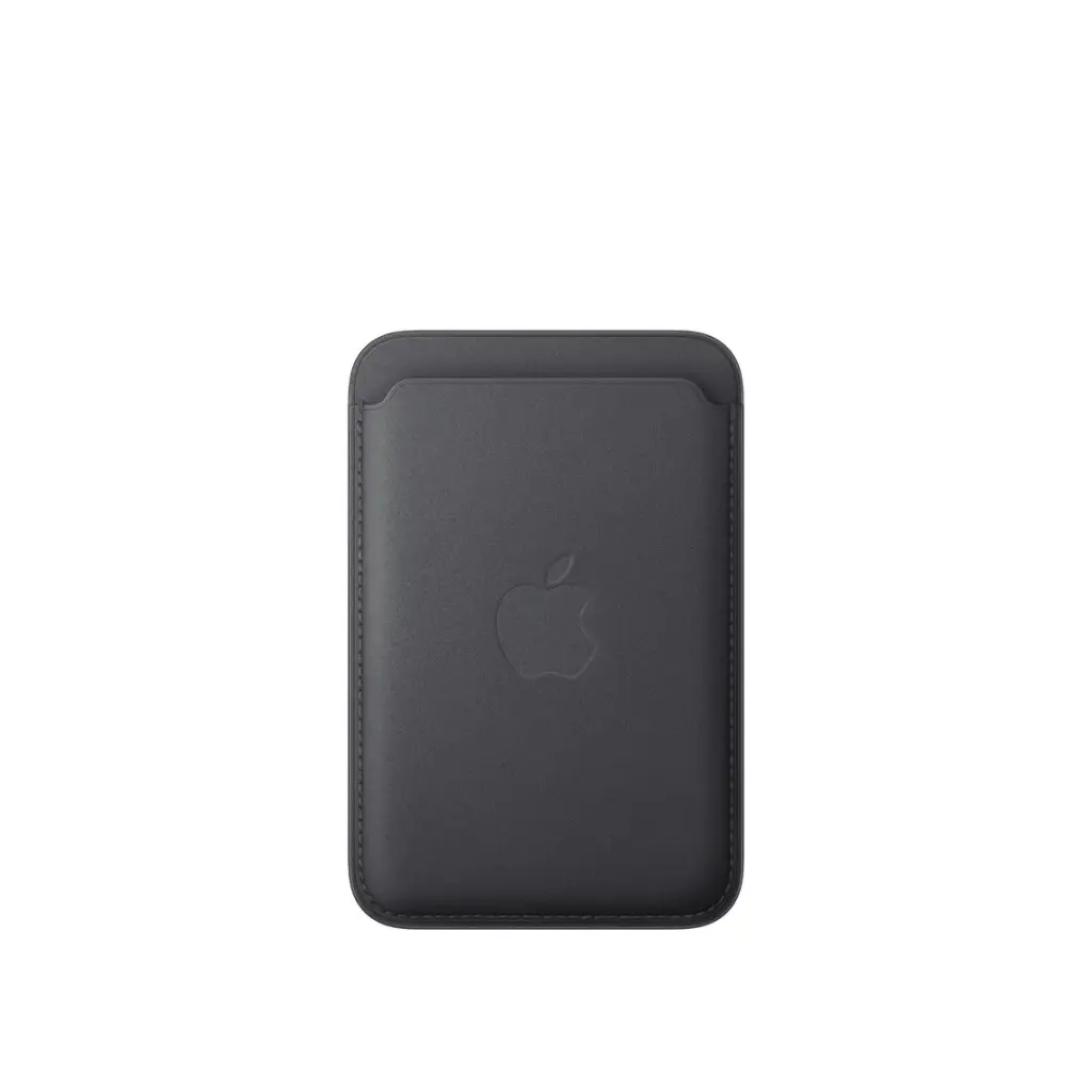 محفظة Apple FineWoven لهاتف آيفون مع MagSafe باللون الأسود
