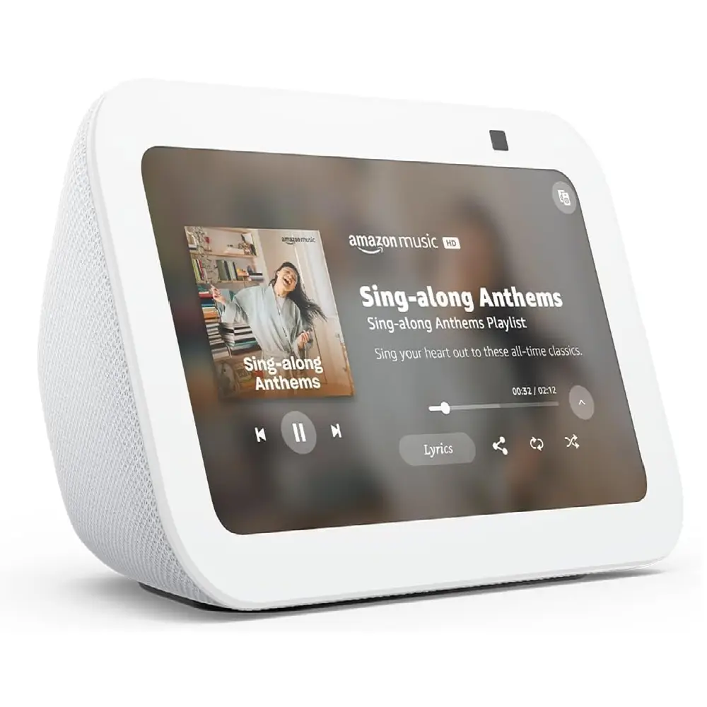 Amazon Echo Show 5 3rd Gen Smart Display with Alexa - Glacier White