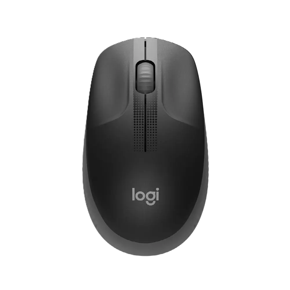 فأرة لاسلكية من لوجيتك موديل M190 باللون الفحمي