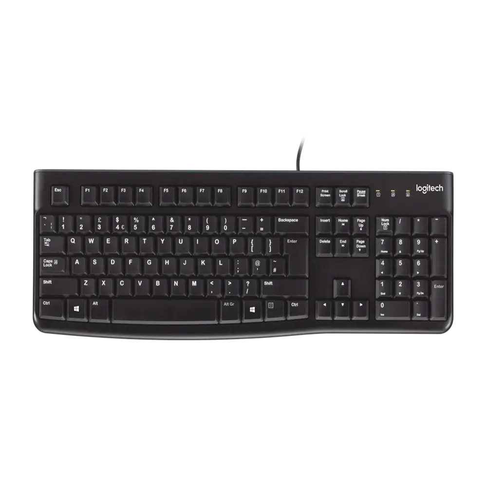 Logitech K120 USB Keyboard - Arabic/English