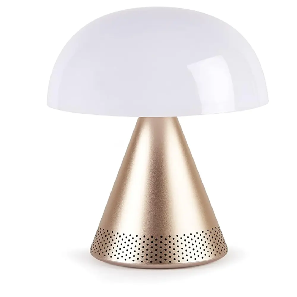 Lexon Mina L Portable LED Lamp with 360 Bluetooth Speaker 