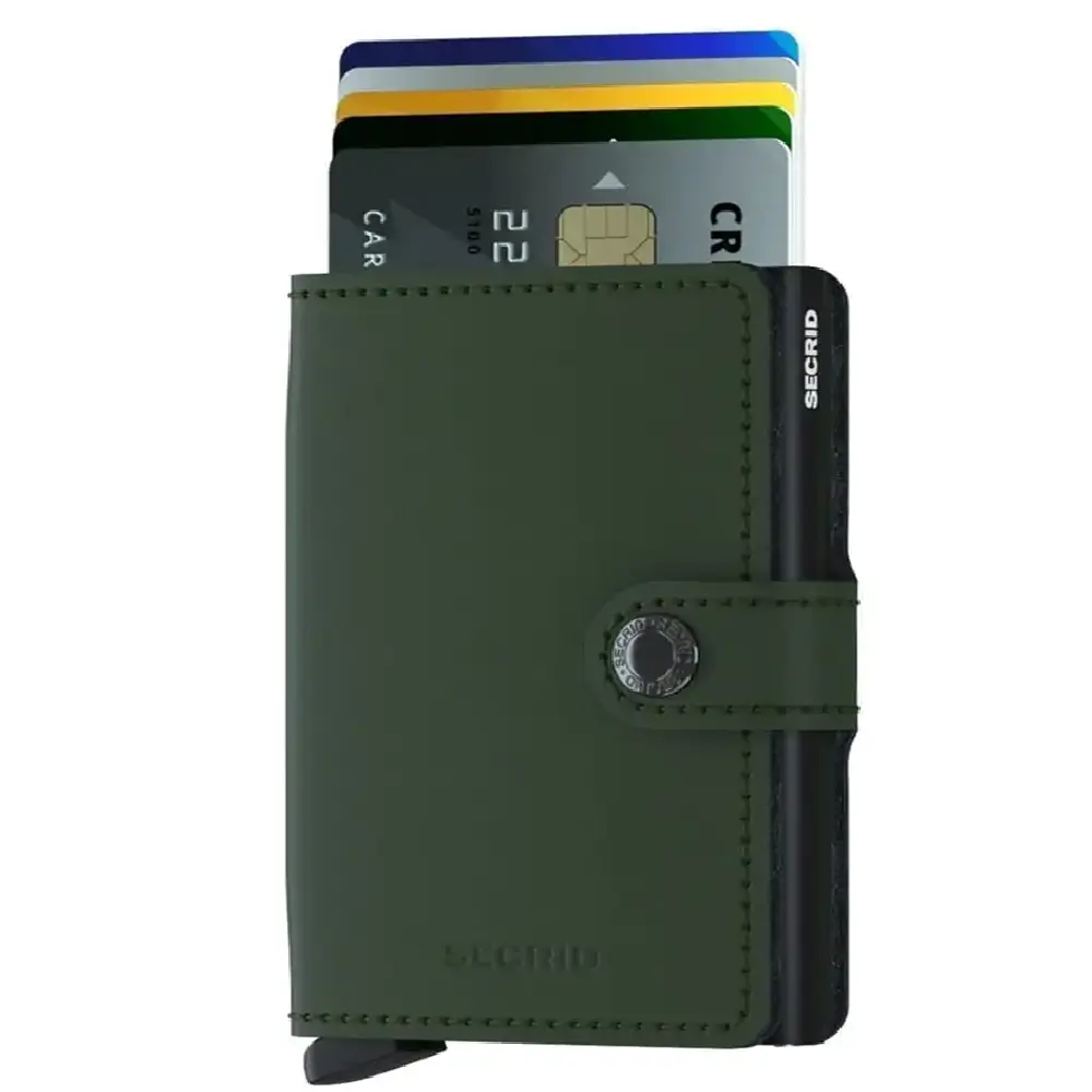 Secrid Miniwallet Matte MM-
Green-Black