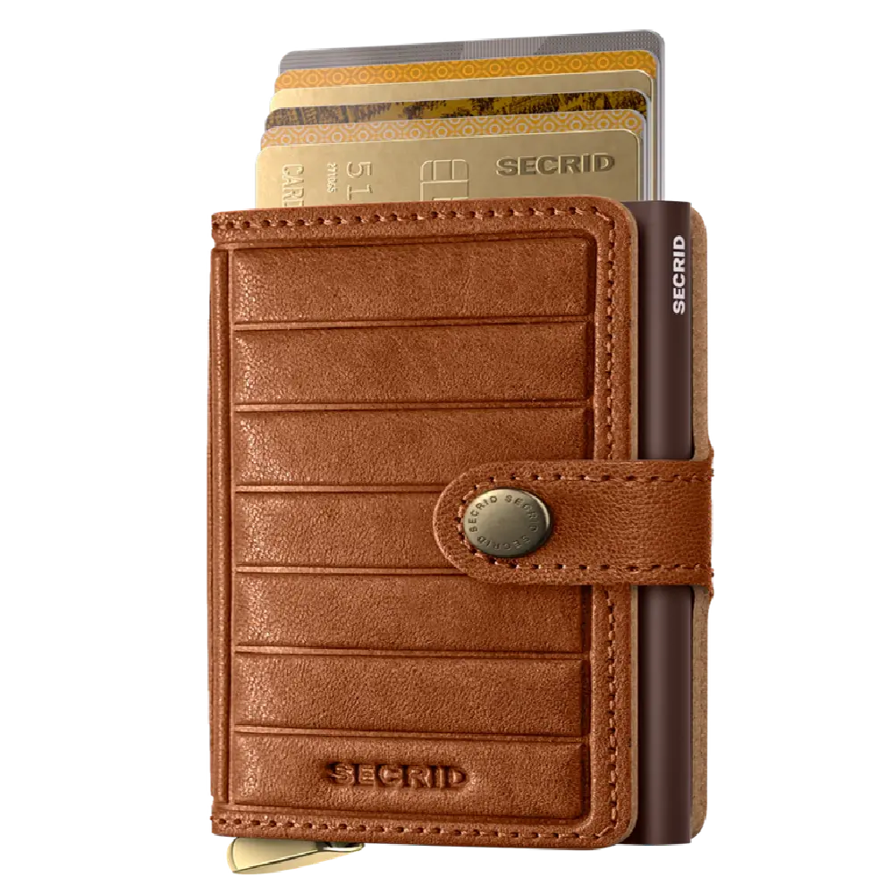 Secrid Miniwallet Emboss Lines
MEl-Cognac+