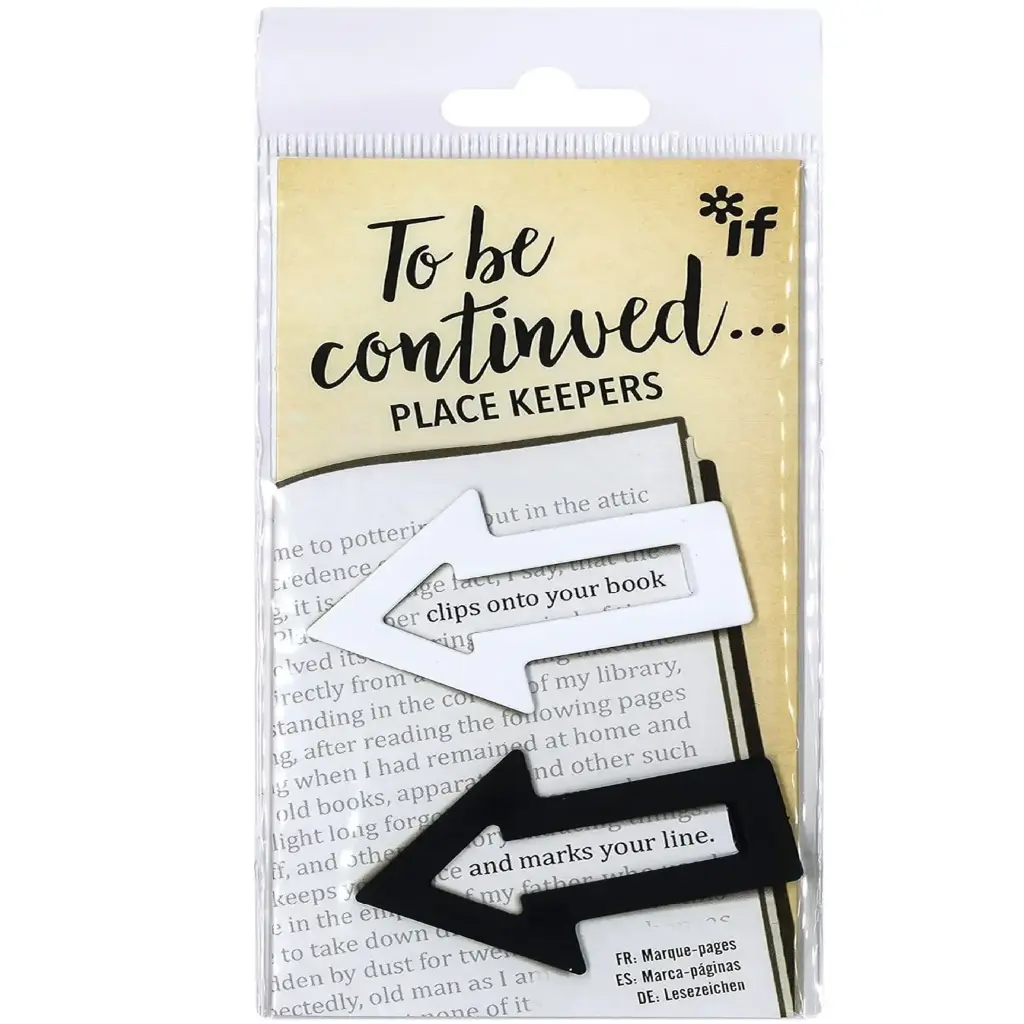 IF Company To Be Continued... Place Keepers -Black & white