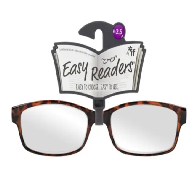 شركة IF – نظارات قراءة Easy Readers – كلاسيك Tortoiseshell +2.5