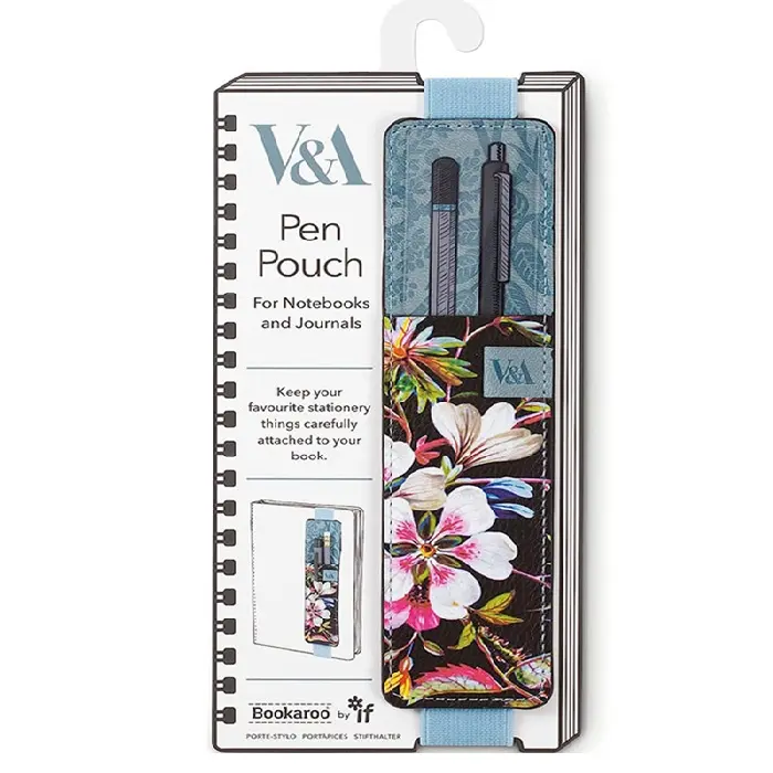 IF Company V&A Bookaroo Pen Pouch - Kilburn Black Floral