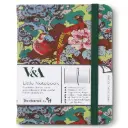 شركة IF – دفتر يوميات Bookaroo (مقاس A6) من مجموعة V&A – نقش طائر التدرّج ساندور