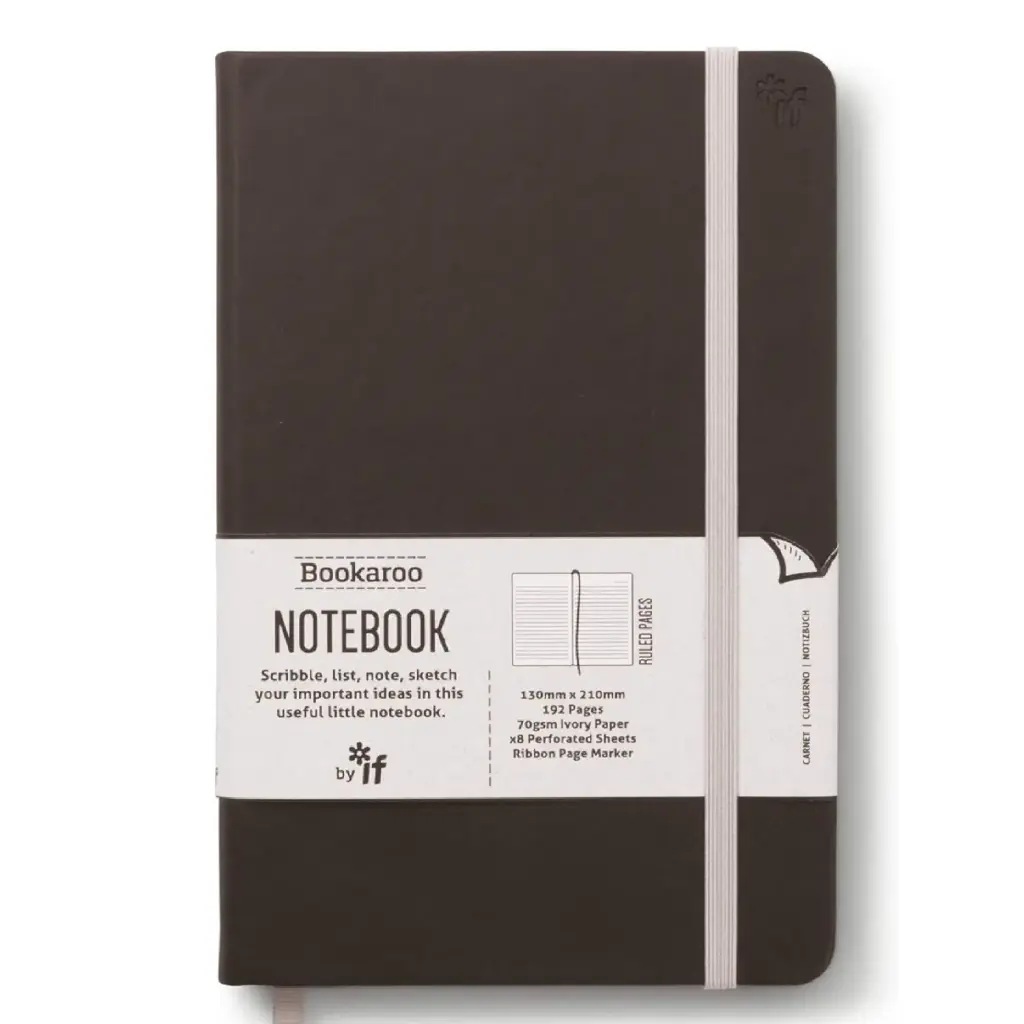 شركة IF – دفتر ملاحظات Bookaroo Journal – أسود
