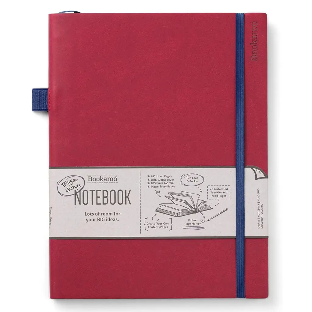 IF Company Bookaroo Bigger Things Notebook Journal - Dark Red