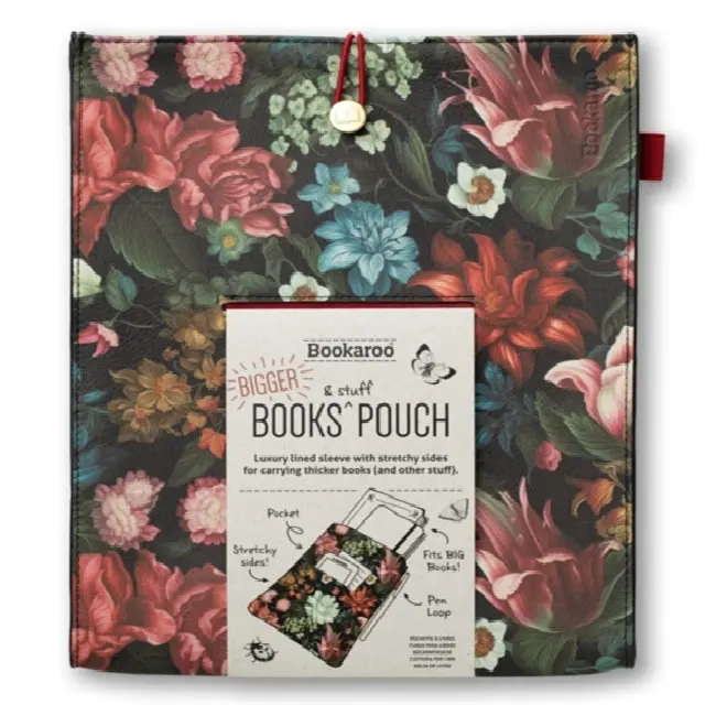 IF Company Bookaroo Books & Stuff Pouch - Dark Floral
