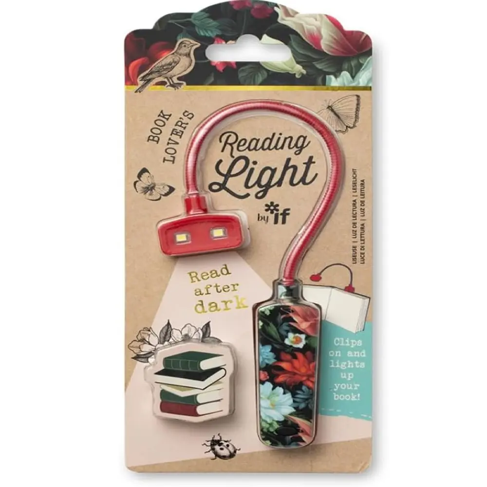 IF Company Book Lover's Reading Light - Dark Floral