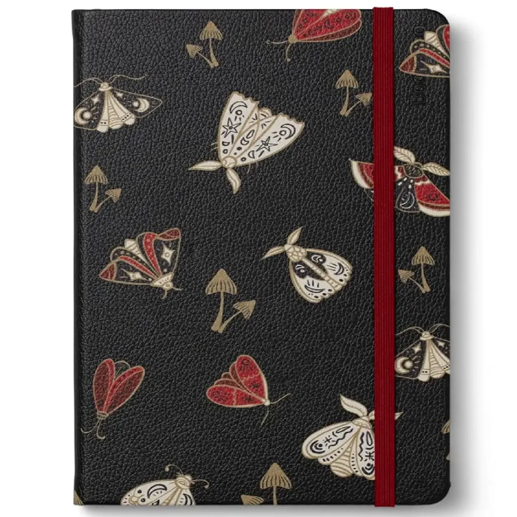 شركة IF – دفتر ملاحظات Bookaroo مقاس A5 بتصميم "عث" (Moths)