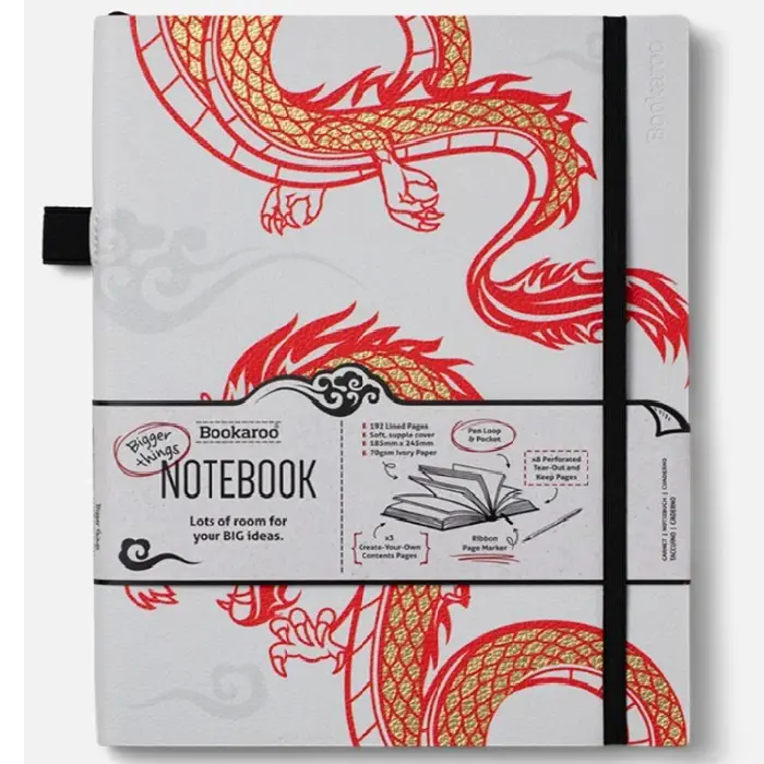 شركة IF – دفتر ملاحظات Bookaroo Bigger Things بتصميم "تنين المحارب"