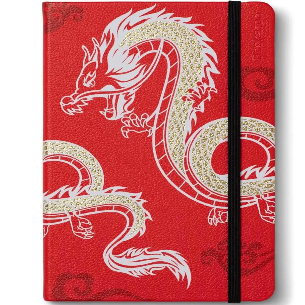 شركة IF – دفتر ملاحظات Bookaroo مقاس A5 بتصميم "تنين المحارب"