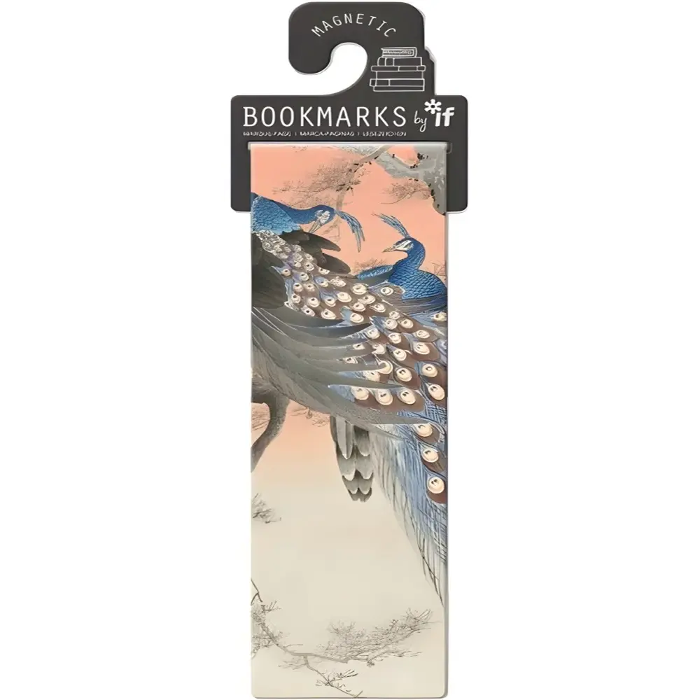 IF Company Classics Magnetic Bookmarks -Two Peacocks