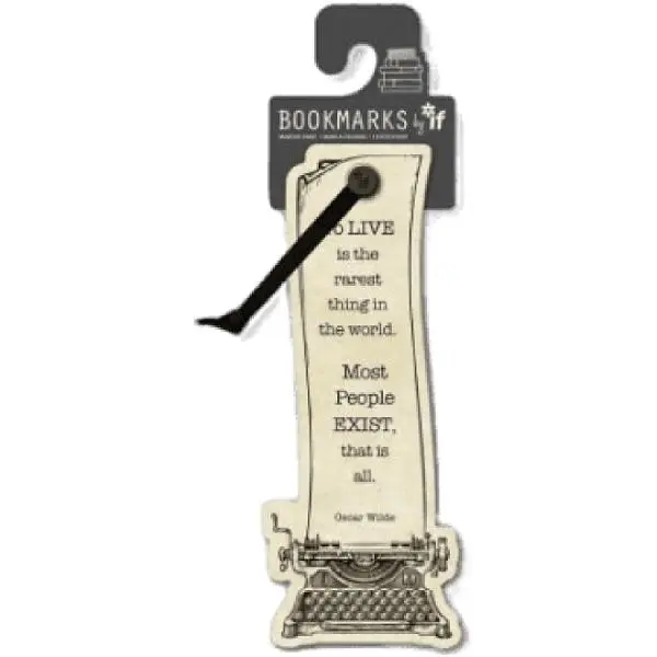 IF Company Academia Bookmarks -Typewriter