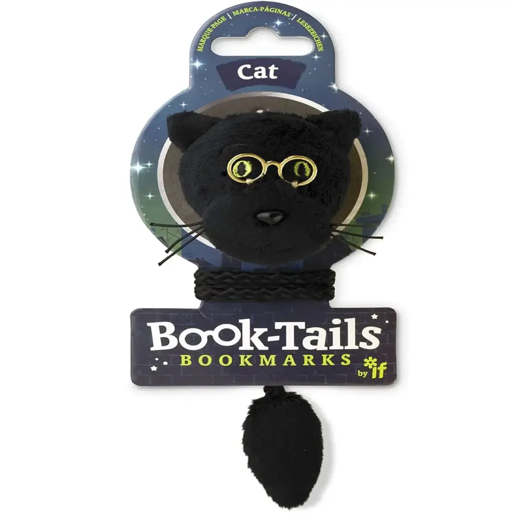 IF Company BookTails Bookmark -Black Cat