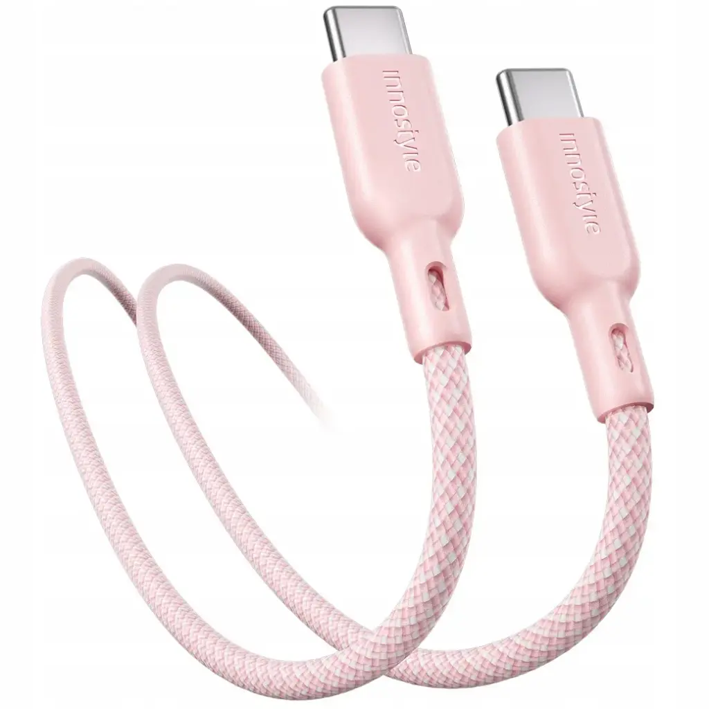 كابل شحن سريع USB-C من إننوستايل، طول 1.5 متر – وردي