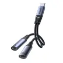 محول DAC من USB-C إلى 2× USB-C من جوي روم SY-C03 – 2 في 1