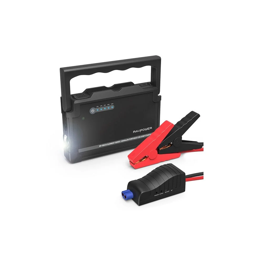 جهاز تشغيل سيارة احتياطي (Jump Starter) من راف باور بسعة 18,000 مللي أمبير RP-PB053