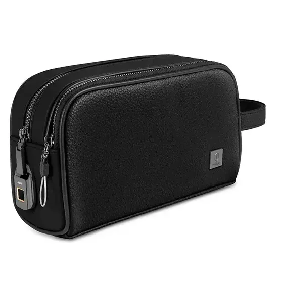 Wiwu Phantom Pro Fingerprint Lock Pouch Black